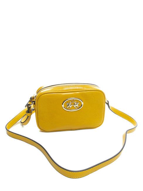 GERALDINA Sac photo &agrave; logo assorti Jaune - Sacs pour Femme
