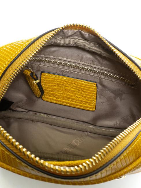 GERALDINA Sac photo &agrave; logo assorti Jaune - Sacs pour Femme