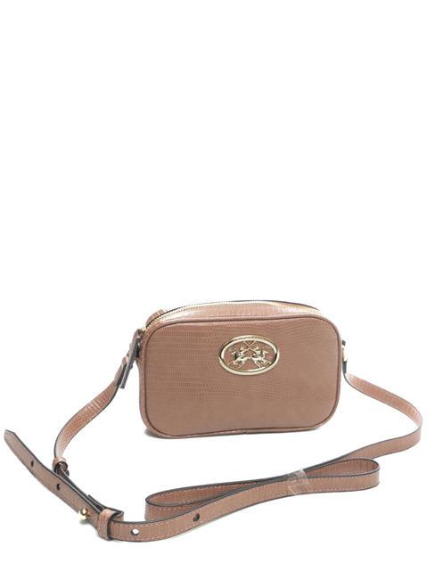 GERALDINA Sac photo &agrave; logo assorti rose - Sacs pour Femme