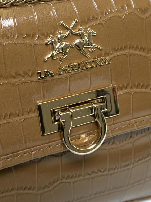 GERALDINA Sac imprim&eacute; noix de coco bronzage - Sacs pour Femme