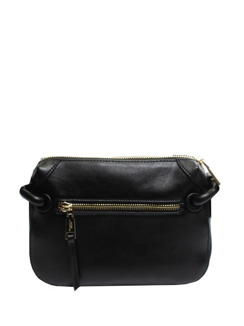 GAIA Sac bandouli&egrave;re en cuir Noir - Sacs pour Femme