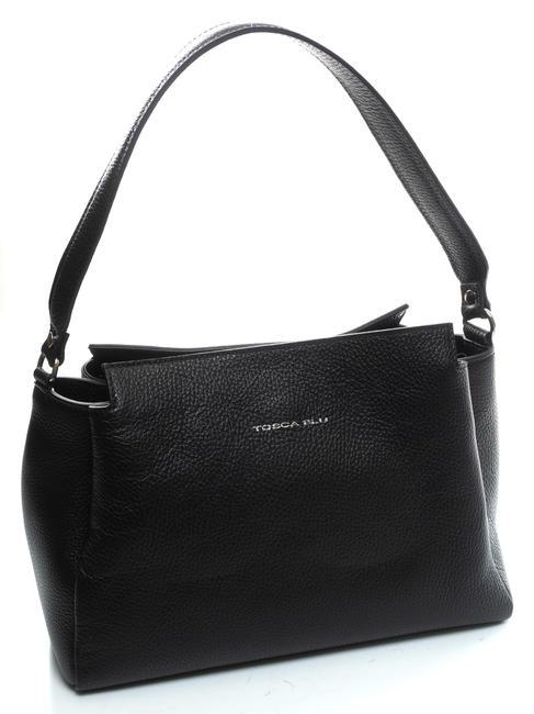 BETSY Sac &agrave; bandouli&egrave;re en cuir Noir - Sacs pour Femme
