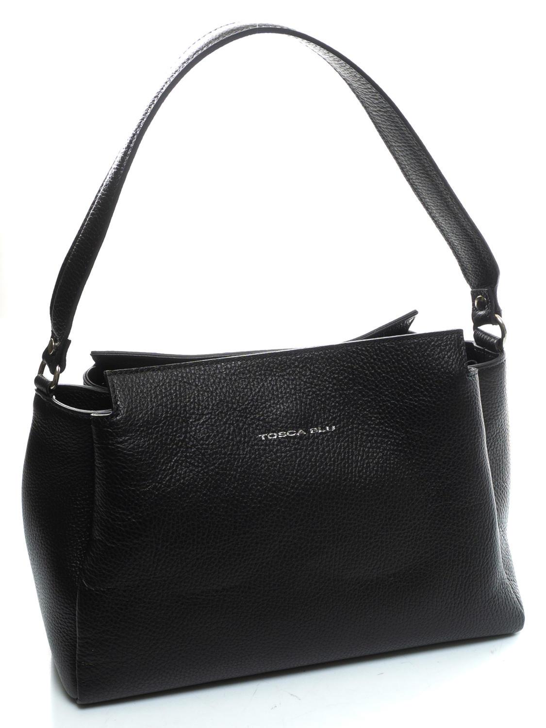 Tosca Blu Betsy Sac Bandouli re En Cuir Noir Achetez Prix