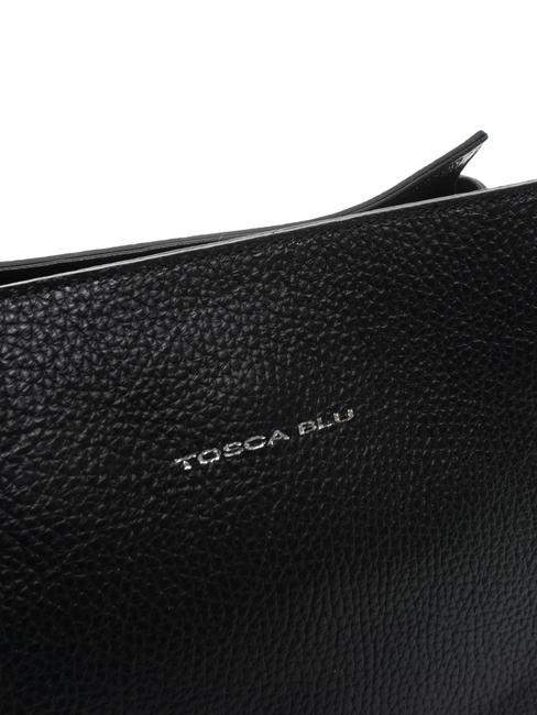 BETSY Sac &agrave; bandouli&egrave;re en cuir Noir - Sacs pour Femme