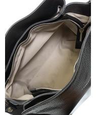 TOSCA BLU BETSY Sac &agrave; bandouli&egrave;re en cuir Noir - Sacs pour Femme - 5
