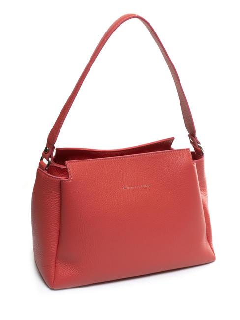 BETSY Sac &agrave; bandouli&egrave;re en cuir fuchsia - Sacs pour Femme