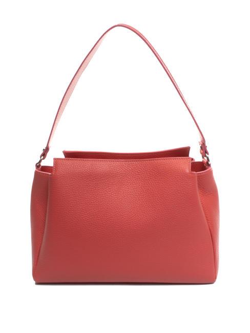 BETSY Sac &agrave; bandouli&egrave;re en cuir fuchsia - Sacs pour Femme