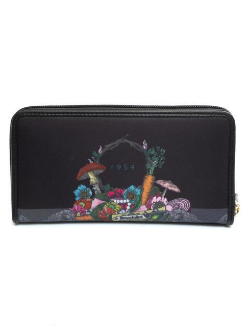 JENNIFER Portefeuille zipp&eacute; Noir - Portefeuilles Femme