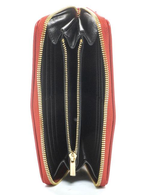 TUA Cartoline Hong Kong Portefeuille zippé Noir - Portefeuilles Femme