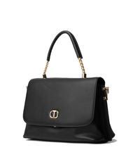 TWINSET TORCHON Sac &agrave; main avec bandouli&egrave;re noir - Sacs pour Femme - 2