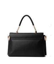 TWINSET TORCHON Sac &agrave; main avec bandouli&egrave;re noir - Sacs pour Femme - 3