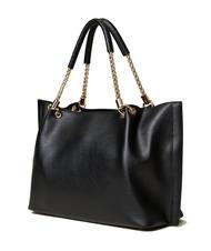 TWINSET TORCHON Grand sac &agrave; provisions noir - Sacs pour Femme - 3