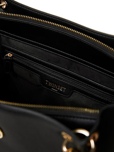 TORCHON Grand sac &agrave; provisions noir - Sacs pour Femme