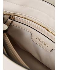 TWINSET TORCHON Sac &agrave; main avec bandouli&egrave;re beurre - Sacs pour Femme - 4