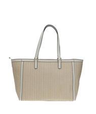 TWINSET INTRECCIO Sac shopping &agrave; bandouli&egrave;re Ivoire - Sacs pour Femme - 3