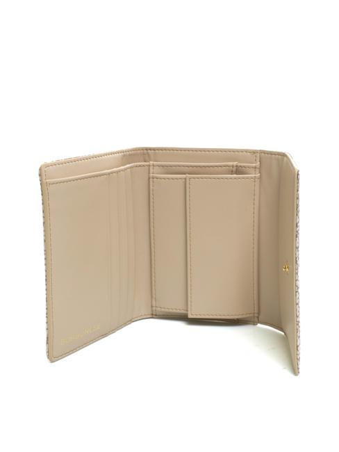 CLASSICA  Portefeuille moyen à rabat sable - Portefeuilles Femme