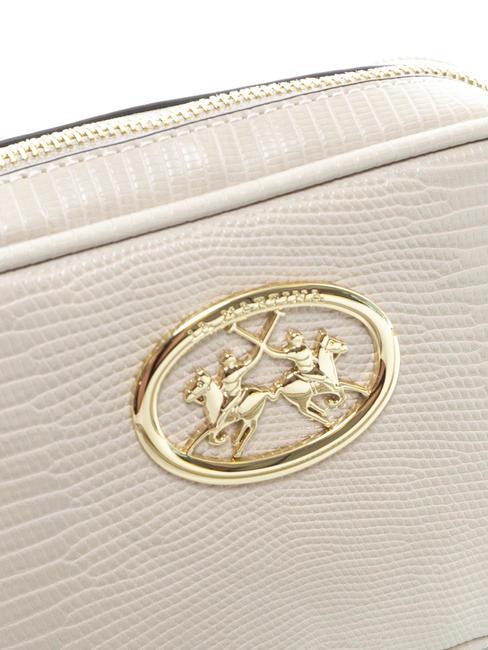 GERALDINA Sac photo &agrave; logo assorti beige - Sacs pour Femme