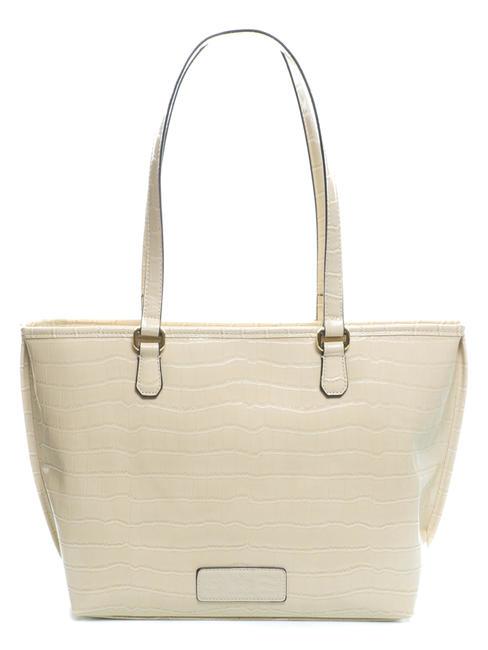 GERALDINA Grand sac &agrave; provisions cr&egrave;me - Sacs pour Femme