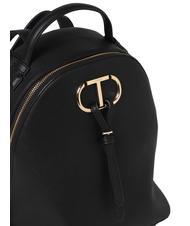 TWINSET SMALL BELT Sac &agrave; dos avec bandouli&egrave;re noir - Sacs pour Femme - 3