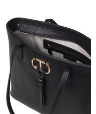 TWINSET SMALL BELT Grand sac &agrave; provisions noir - Sacs pour Femme - 3