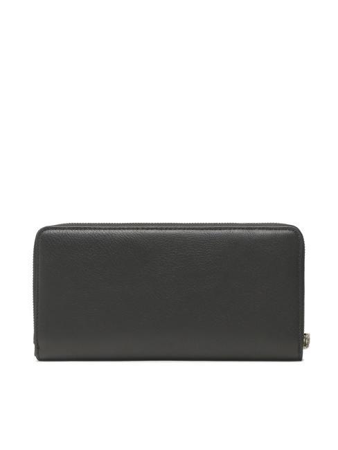 CK JEANS ULTRALIGHT Grand portefeuille zipp&eacute; le noir - Portefeuilles Femme