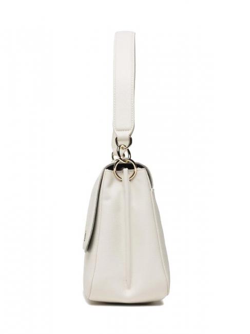 LIFE Sac classique &agrave; rabat blanc patin&eacute; - Sacs pour Femme