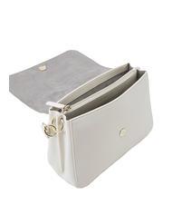 TOMMY HILFIGER LIFE Sac classique &agrave; rabat blanc patin&eacute; - Sacs pour Femme - 4