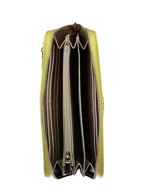 LAUREL Portefeuille zipp&eacute; jaune - Portefeuilles Femme