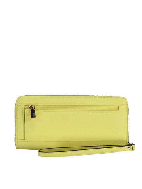 LAUREL Portefeuille zipp&eacute; jaune - Portefeuilles Femme