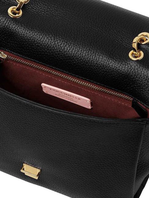 NEOFIRENZE Soft Mini sac &agrave; main, avec bandouli&egrave;re Noir - Sacs pour Femme