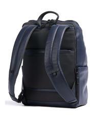 PIQUADRO FINN Sac à dos pour ordinateur portable 14", en cuir bleu - Sacs à dos pour ordinateur portable - 2
