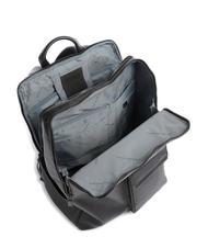 PIQUADRO FINN Sac à dos pour ordinateur portable 14", en cuir Noir - Sacs à dos pour ordinateur portable - 4
