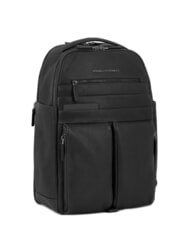 PIQUADRO PAAVO Sac à dos pour ordinateur portable 15,6", en cuir Noir - Sacs à dos pour ordinateur portable - 2