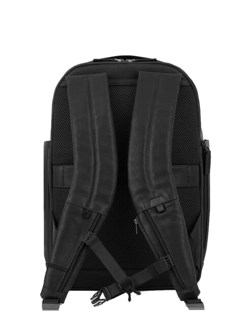 PAAVO Sac à dos pour ordinateur portable 15,6", en cuir Noir - Sacs à dos pour ordinateur portable