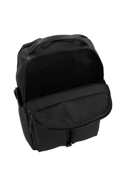 PAAVO Sac à dos pour ordinateur portable 15,6", en cuir Noir - Sacs à dos pour ordinateur portable