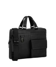 PIQUADRO FINN Mallette pour ordinateur portable 14", en cuir Noir - Porte Documents Travail - 2