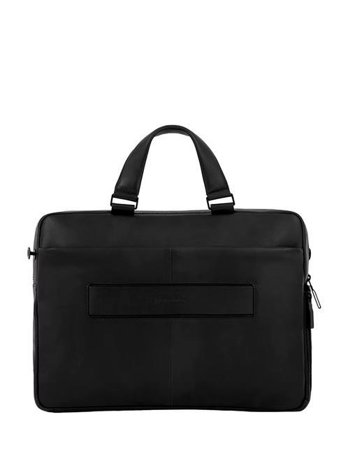 FINN Mallette pour ordinateur portable 14", en cuir Noir - Porte Documents Travail