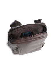 PIQUADRO PAN Petit sac à main en cuir MORO - Sacs en Bandoulières pour Homme - 4
