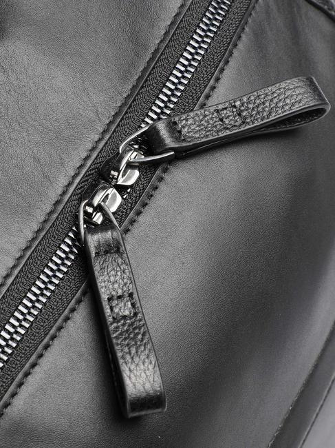 PAN Sac à dos en cuir pour pc 15" Noir - Sacs à dos pour ordinateur portable