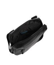 PIQUADRO MACBETH Sac en cuir extensible Noir - Sacs en Bandoulières pour Homme - 5