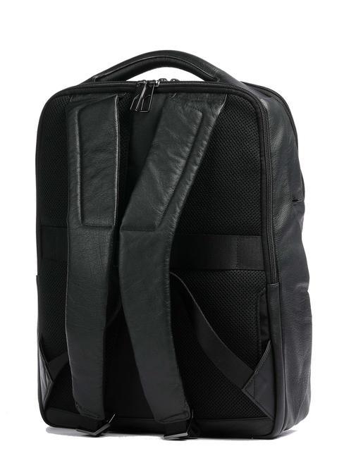 AKRON Sac à dos en cuir antivol, support pc 15,6" Noir - Sacs à dos pour ordinateur portable