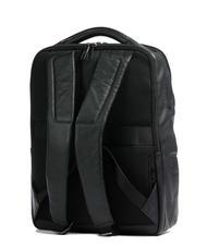 PIQUADRO AKRON Sac à dos en cuir antivol, support pc 15,6" - Sacs à dos pour ordinateur portable