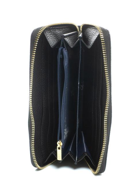 STANFORD Grand portefeuille zippé NOIR - Portefeuilles Femme