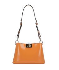 FURLA FLEUR Petit sac à bandoulière en cuir de veau confiture - Sacs pour Femme - 4