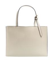TWINSET WINDOW OVAL T Sac cabas transfor&eacute; Ivoire - Sacs pour Femme - 4