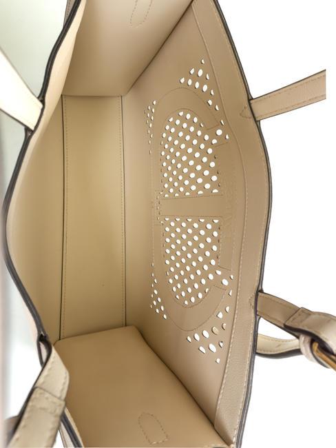 WINDOW OVAL T Sac cabas transfor&eacute; Ivoire - Sacs pour Femme