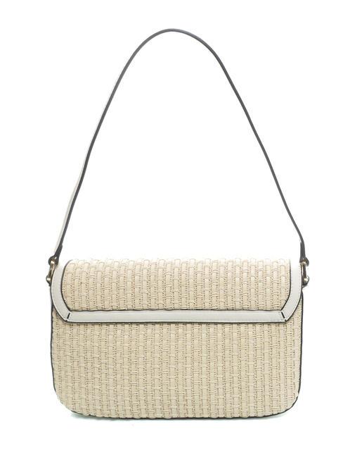 INTRECCIO Sac &agrave; bandouli&egrave;re en paille Ivoire - Sacs pour Femme