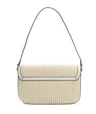 TWINSET INTRECCIO Sac &agrave; bandouli&egrave;re en paille Ivoire - Sacs pour Femme - 4