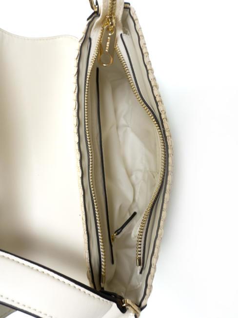 INTRECCIO Sac &agrave; bandouli&egrave;re en paille Ivoire - Sacs pour Femme