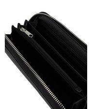 ARMANI EXCHANGE A|X Grand portefeuille zippé Noir - Portefeuilles Femme - 4